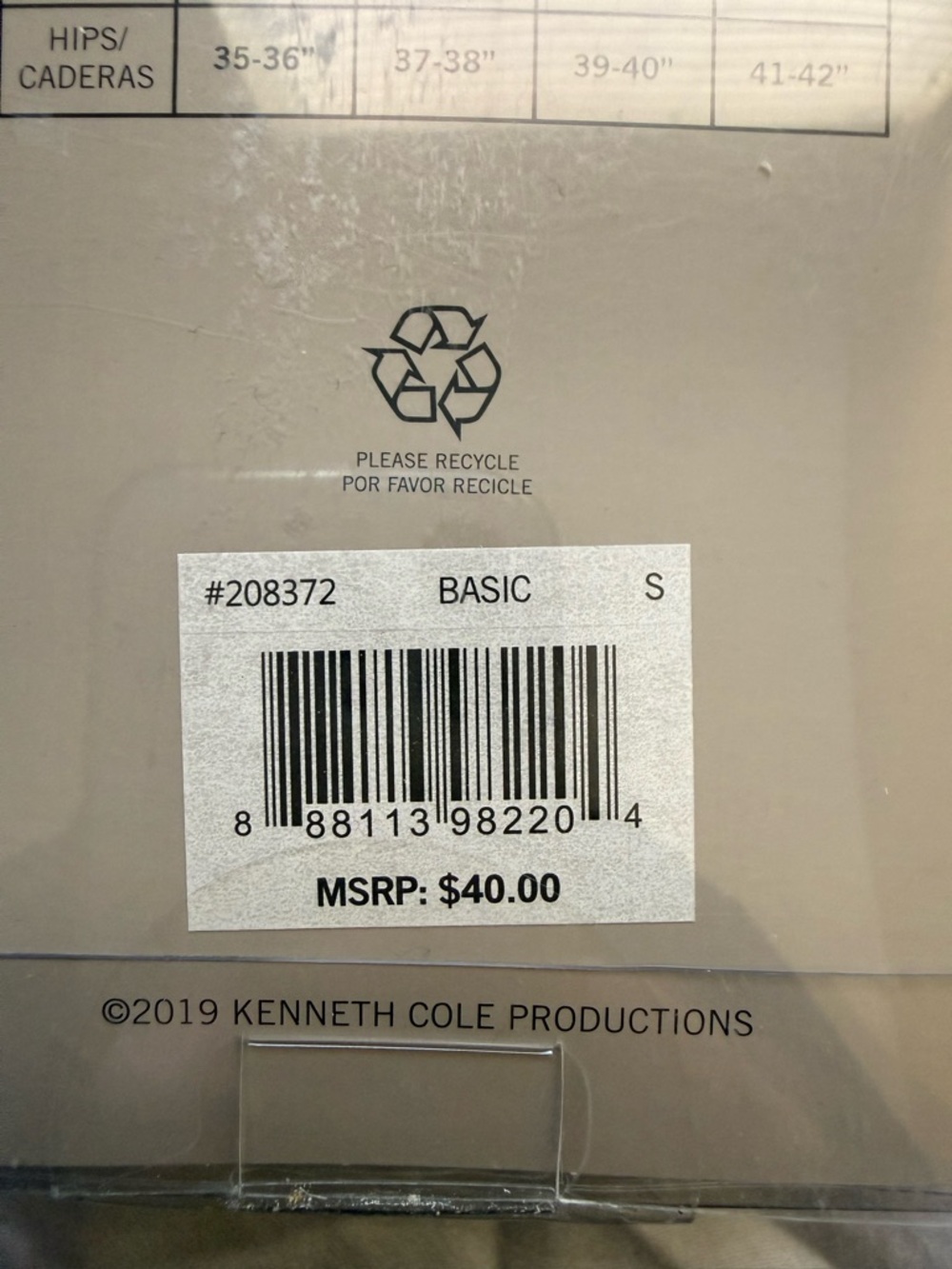 Reaction Kenneth Cole 4-Pack Hi-Cut Seamless Briefs Mixed Neutrals Small - Picture 5 of 5